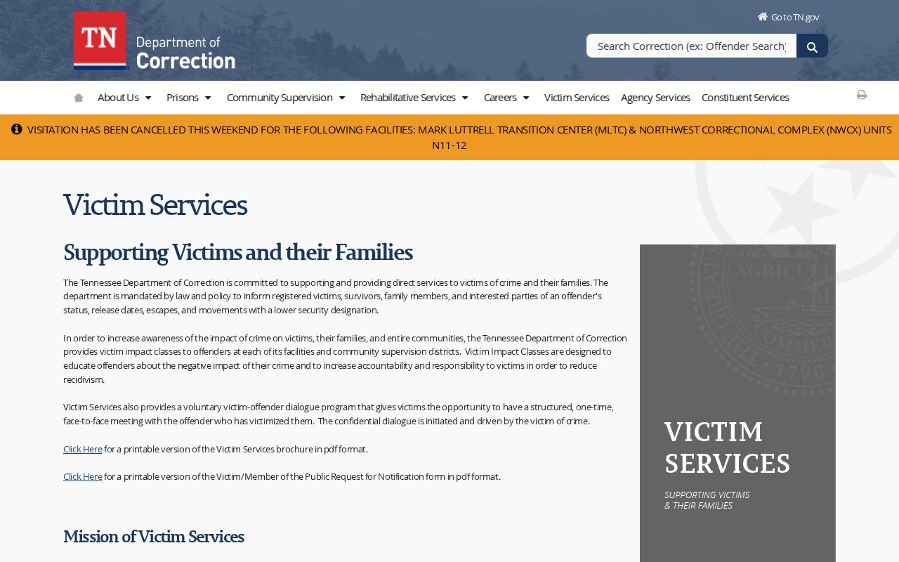 Tennessee VINE custody instructions for Meigs County same-day arrest verification
